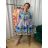Long Jumpsuit with Pendant 3/4 Long Sleeve Women's Plus Size (50-58) ITALIAN FASHION IMWEC24016
