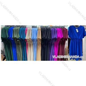 Women's short sleeve summer casual dress (S/M/L ONE SIZE) ITALIAN FASHION IMWGB25022