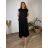 Long casual short sleeve women's dress, oversized (42/44/46 ONE SIZE) ITALIAN FASHION IMD2525370