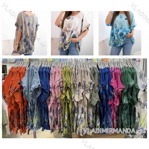 Women's Long Sleeve Knitted Sweater (S/M ONE SIZE) ITALIAN FASHION IMWDT23005