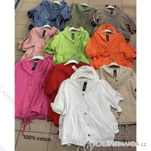 Women's Long Sleeve Knitted Sweater (S/M ONE SIZE) ITALIAN FASHION IMWDT23005
