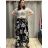 Women's long satin skirt (S / M ONE SIZE) ITALIAN FASHION IMD22467