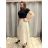 Women's Oversized Knitted Long Sleeve Sweater (S/M ONE SIZE) ITALIAN FASHION IMSN2416125 S / M / L dark blue