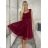 Women's Strapless Short Party Dress (S/M ONE SIZE) ITALIAN FASHION IMPSH23C662 S / M dark blue