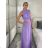 Elegant glittery sleeveless women's formal dress (S/M/L ONE SIZE) ITALIAN FASHION IMPSH2520037