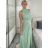 Elegant glittery sleeveless women's formal dress (S/M/L ONE SIZE) ITALIAN FASHION IMPSH2520037/DR