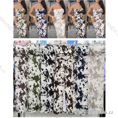 Long summer dress Carmen sleeveless women's (XS/S/M ONE SIZE) ITALIAN FASHION MWB251245