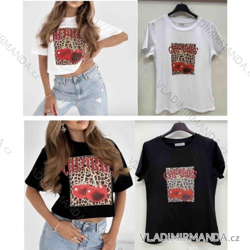 Women's short sleeve summer casual dress (S/M/L ONE SIZE) ITALIAN FASHION IMWGB25022