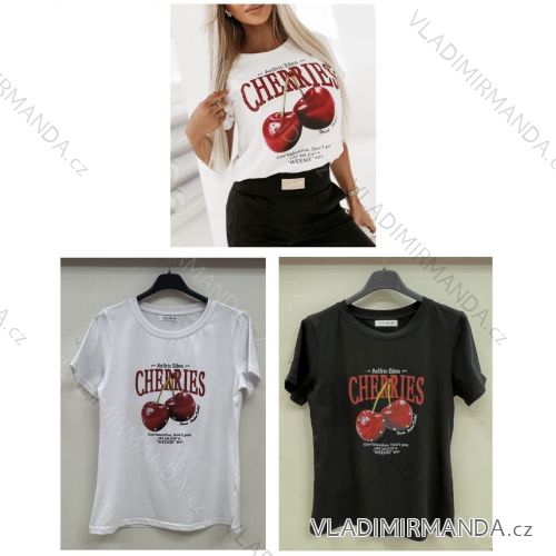 Women's short sleeve summer casual dress (S/M/L ONE SIZE) ITALIAN FASHION IMWGB25022