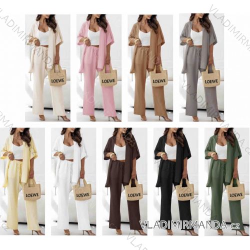 Women's short sleeve summer casual dress (S/M/L ONE SIZE) ITALIAN FASHION IMWGB25022