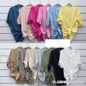 Women's short sleeve summer casual dress (S/M/L ONE SIZE) ITALIAN FASHION IMWGB25022