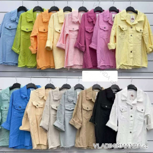 Women's short sleeve summer casual dress (S/M/L ONE SIZE) ITALIAN FASHION IMWGB25022