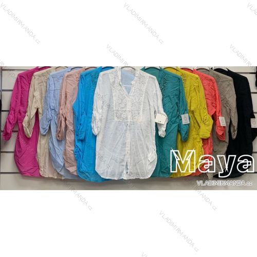 Women's Long Chiffon Short Sleeve Dress (S/M ONE SIZE) ITALIAN FASHION IMWGS231048