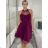 Elegant formal dress with straps for women (S / M ONE SIZE) ITALIAN FASHION IM321576