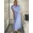 Women's Long Chiffon Short Sleeve Dress (S/M ONE SIZE) ITALIAN FASHION IMWGS231048 S / M white