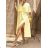 Women's short sleeve summer casual dress (S/M/L ONE SIZE) ITALIAN FASHION IMWGB25022