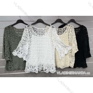 Women's Long Chiffon Short Sleeve Dress (S/M ONE SIZE) ITALIAN FASHION IMWGS231048