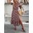 Women's long sleeve chiffon dress (XS/S/M ONE SIZE) ITALIAN FASHION IMWCH25119
