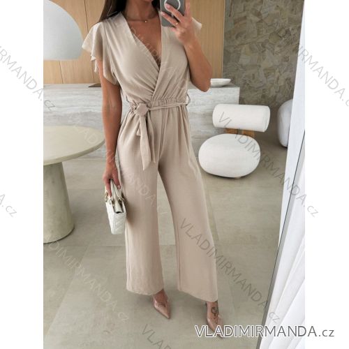 Women's short pleated skirt with belt (S/M/L ONE SIZE) ITALIAN FASHION IMWC25005