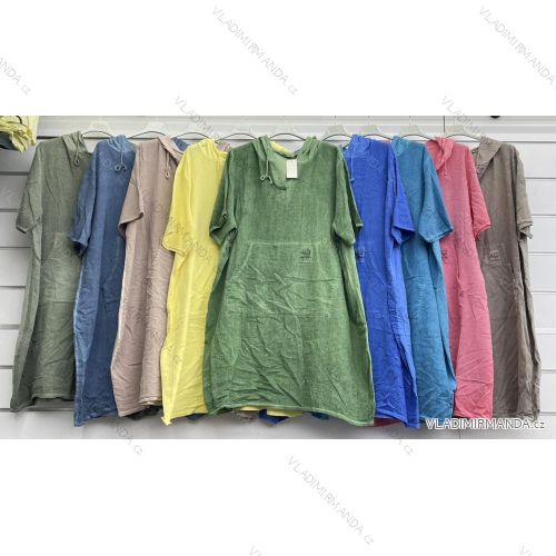 Women's long sleeve cotton tunic (S/M/L ONE SIZE) ITALIAN FASHION IMWCP25041