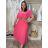 Women's 3/4 long sleeve shirt dress (XS/S/M ONE SIZE) ITALIAN FASHION IMD25030