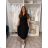 Women's 3/4 long sleeve shirt dress (XS/S/M ONE SIZE) ITALIAN FASHION IMD25030