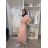 Women's 3/4 long sleeve shirt dress (XS/S/M ONE SIZE) ITALIAN FASHION IMD25030