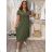 Women's 3/4 long sleeve shirt dress (XS/S/M ONE SIZE) ITALIAN FASHION IMD25030