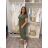 Women's 3/4 long sleeve shirt dress (XS/S/M ONE SIZE) ITALIAN FASHION IMD25030