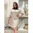 Short Sleeve Shirt Dress women (uni L-2XL) ITALIAN MODA IMS20002 modrá petrolejová 