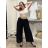 Elegant trousers with belt for women (S/M/L ONE SIZE) ITALIAN FASHION IM425057