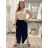 Women's long summer oversize pants (S/M/L ONE SIZE) ITALIAN FASHION IM425271 M/L/XL Royal blue