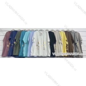 Women's long sleeve cotton tunic (S/M/L ONE SIZE) ITALIAN FASHION IMWCP25041