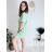 Short oversized summer short sleeve women's dress (XS/S/M ONE SIZE) ITALIAN FASHION IMD25021