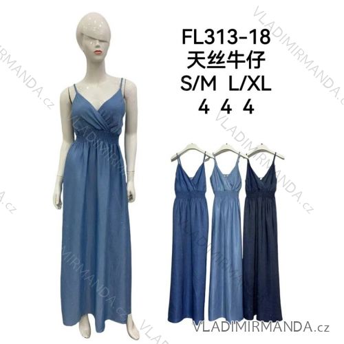 Šaty elegantní košilové dlouhý rukáv dámské (S/M ONE SIZE) MÓDA IMWY21734