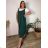 Women's elegant party long sleeve dress (S/M ONE SIZE) ITALIAN FASHION IM322282