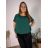 Set of long sweatpants and long sleeve sweatshirt for women (UNI S / L) TURKISH FASHION IMK20148 50/52/54 dark emerald