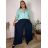 Elegant trousers with belt for women (S/M/L ONE SIZE) ITALIAN FASHION IM425057