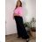 Elegant trousers with belt for women (S/M/L ONE SIZE) ITALIAN FASHION IM425057