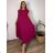 Long casual short sleeve women's dress, oversized (42/44/46 ONE SIZE) ITALIAN FASHION IMD2525370
