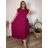 Long casual short sleeve women's dress, oversized (42/44/46 ONE SIZE) ITALIAN FASHION IMD2525370