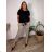Women's Warm Long Sleeve Dress (L / XL ONE SIZE) ITALIAN FASHION IM421MIA