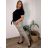 Women's Warm Long Sleeve Dress (L / XL ONE SIZE) ITALIAN FASHION IM421MIA