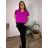 Elegant trousers with belt for women (S/M/L ONE SIZE) ITALIAN FASHION IM425057
