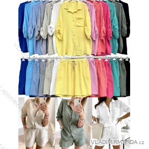 Women's Long Sleeve Shirt Dress (S/M ONE SIZE) ITALIAN FASHION IMWD232607