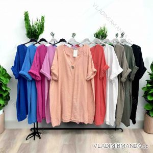 Women's Long Sleeve Shirt Dress (S/M ONE SIZE) ITALIAN FASHION IMWD232607