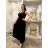 Women's Oversized Knitted Long Sleeve Sweater (S/M ONE SIZE) ITALIAN FASHION IMSN2416125 S/M/L black