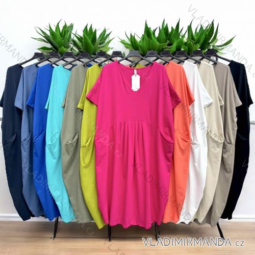 Women's Long Sleeve Shirt Dress (S/M ONE SIZE) ITALIAN FASHION IMWD232607