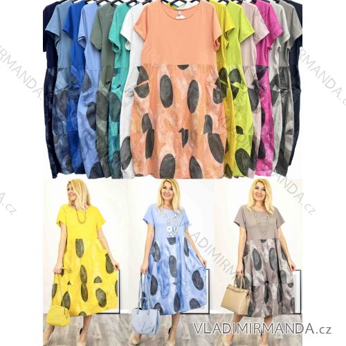 Women's Long Sleeve Shirt Dress (S/M ONE SIZE) ITALIAN FASHION IMWD232607