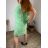 Women's Oversized Knitted Long Sleeve Sweater (S/M ONE SIZE) ITALIAN FASHION IMSN2416125 green 3XL